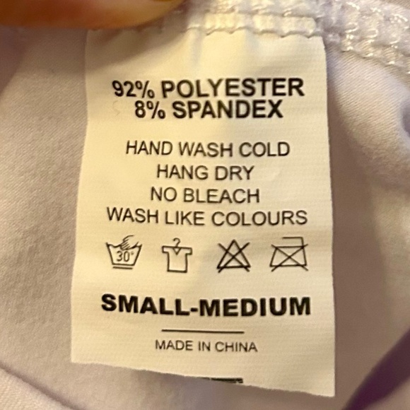 Women’s White Leggings, NEVER WORN, Size Small-Medium - Picture 4 of 4